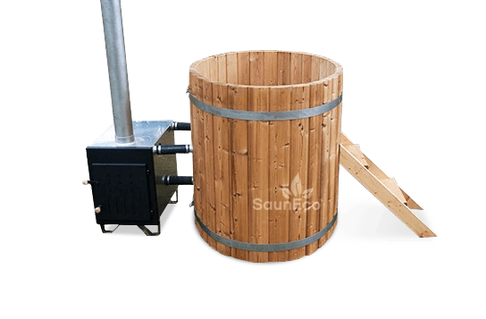 Small thermowood hot tub from Sauneco